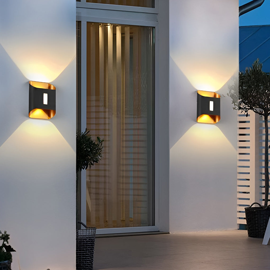 Waterproof Led Up And Down Lights Modern Wall Lamp