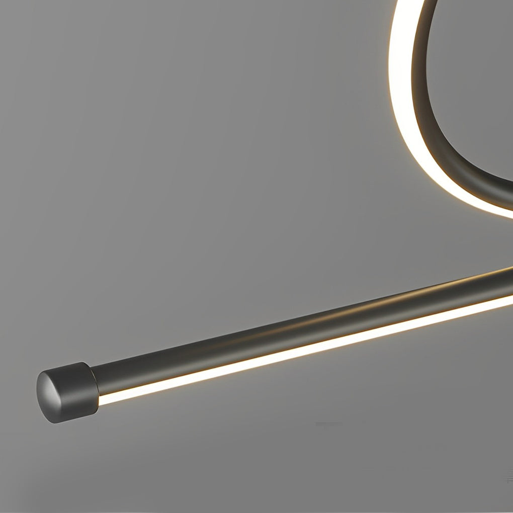 Waves Circular Led Pendant Light Ha081941