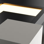 Rectangular Three Color Light Led Nordic Wall Light Fixture Wall Lamp