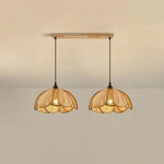 Rattan Blossom Pendant Light