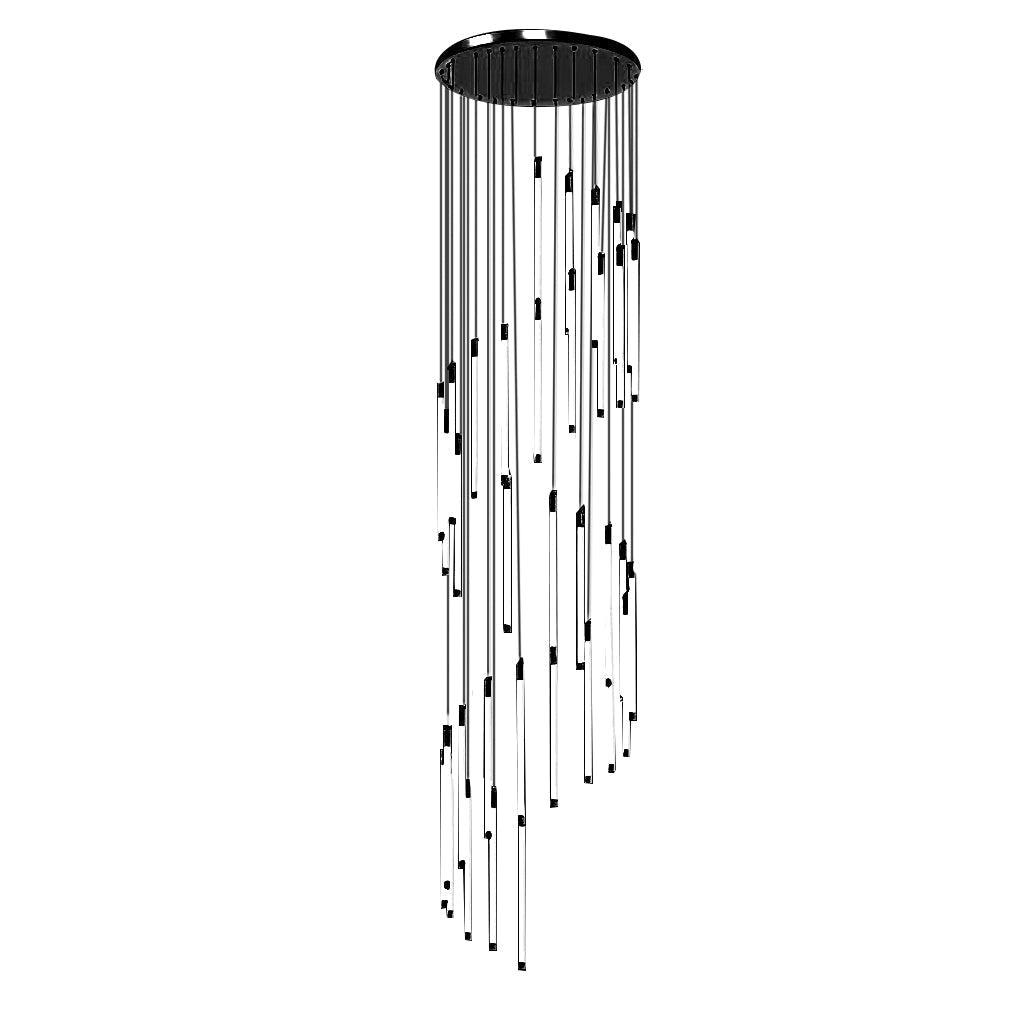 Spiral Duplex Staircase Chandelier Ha085056