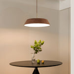 15 74 Inch Round Wood Japanese Style Led Pendant Light