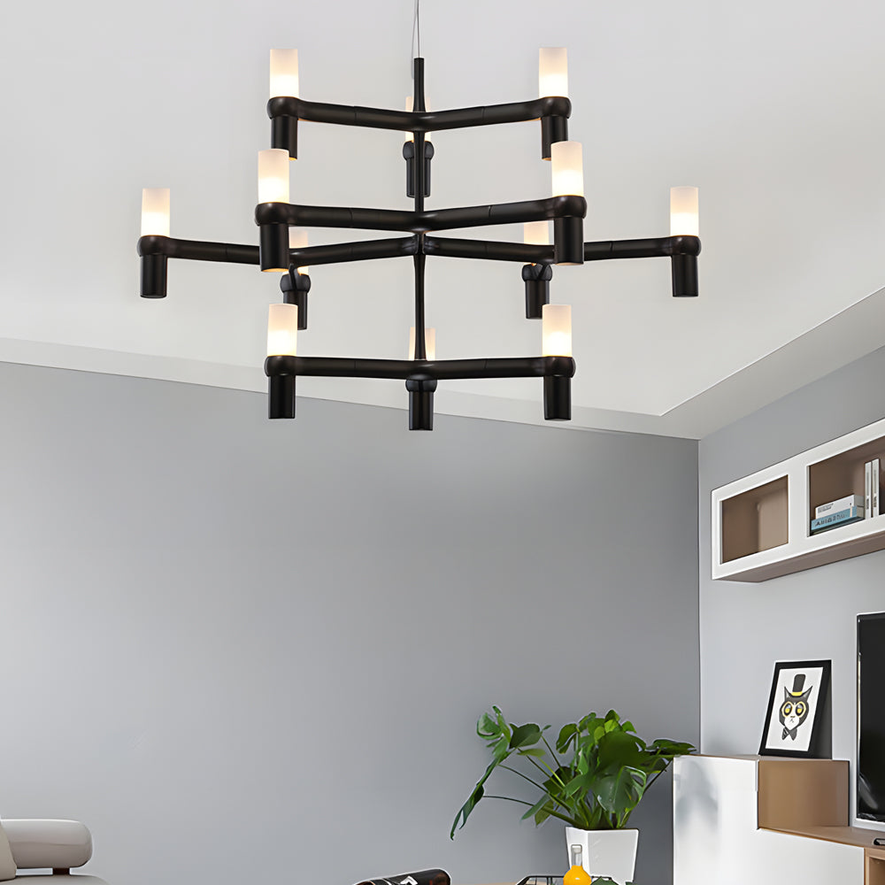Creative Metal Special Shaped Geometric Led Designer Nordic Chandelier