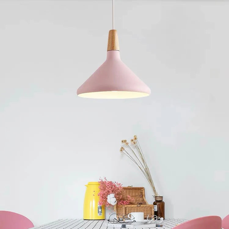 Vivid Cone Modern Pendant Light