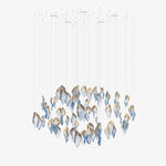 Ocean Drift Hand-Blown Glass Chandelier for Modern Interiors