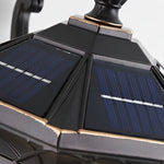 Retro Pattern Solar Powered Wall Lamp Ha080219