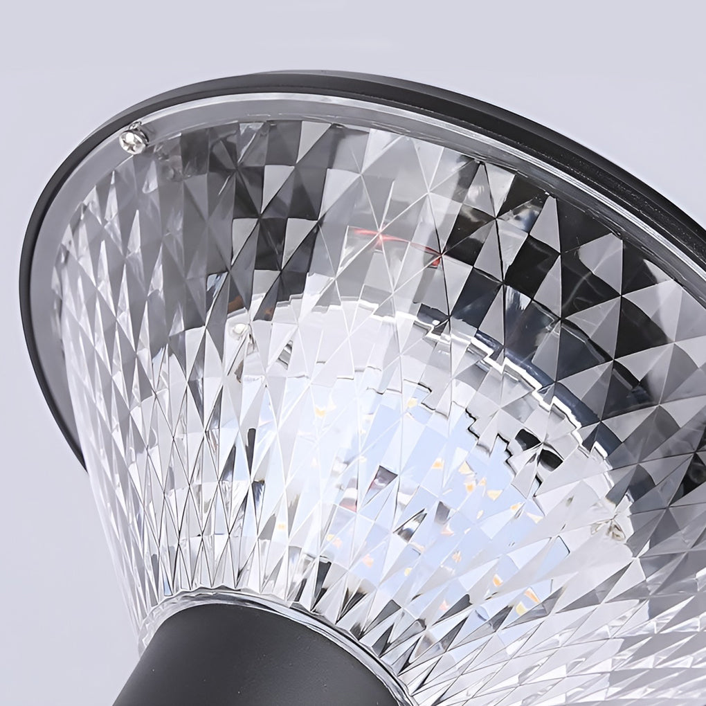 Circular Waterproof Solar Fence Post Lights