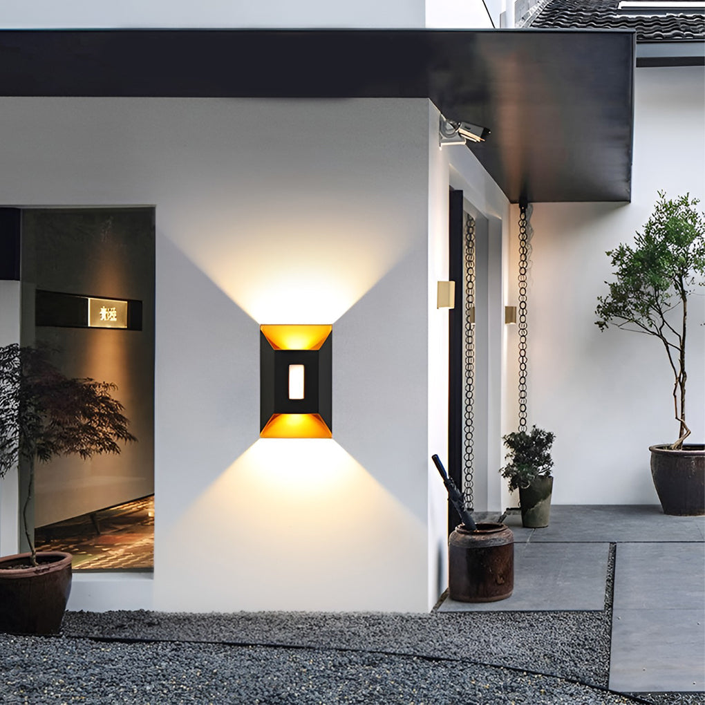 Waterproof Led Up And Down Lights Modern Wall Lamp