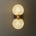 Elegant Copper Globe Wall Light