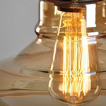 Smoke Gray Industrial Pendant Lamp Ha077613
