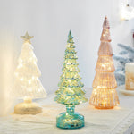 Tower Glass Table Lamp with LED Warm Glow for Modern Interiors