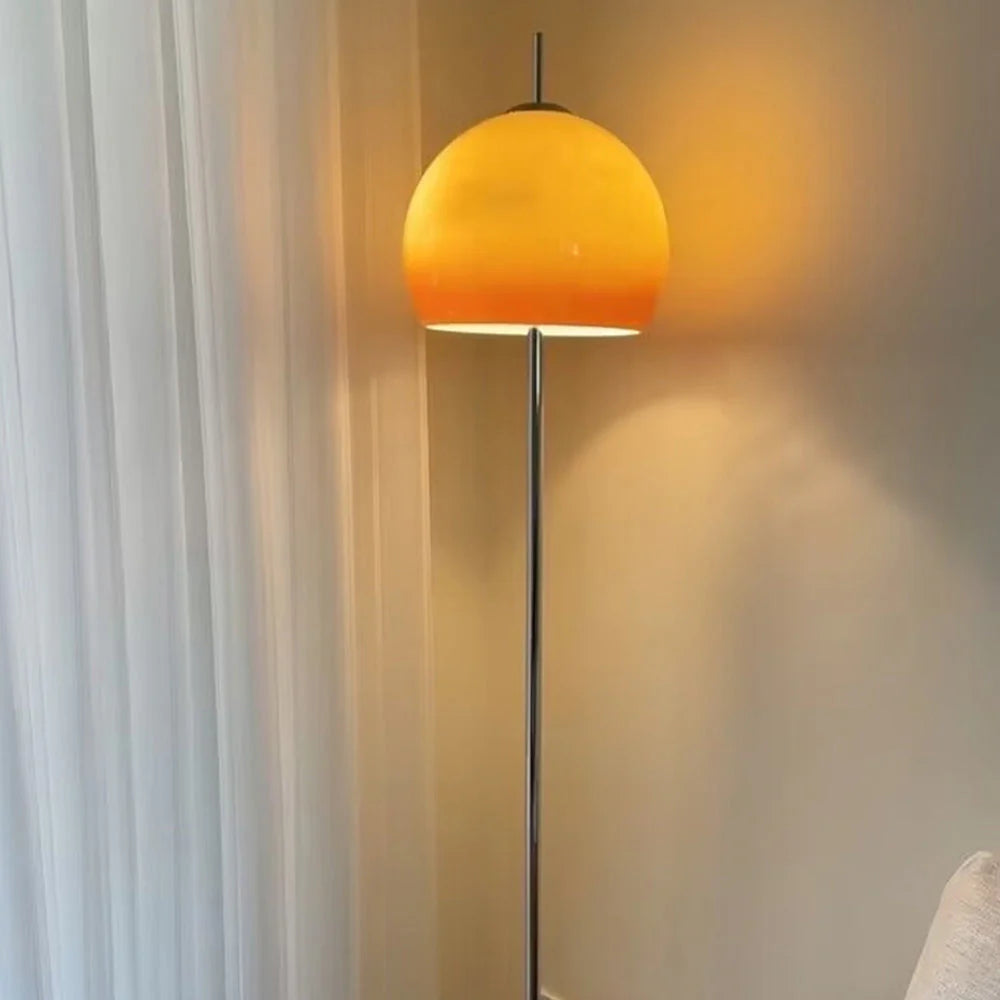 Mushroom Glow Bauhaus Floor Lamp