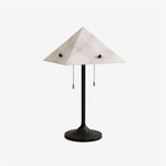 Apex Alabaster Prism Table Lamp — Sculptural Modern Illumination