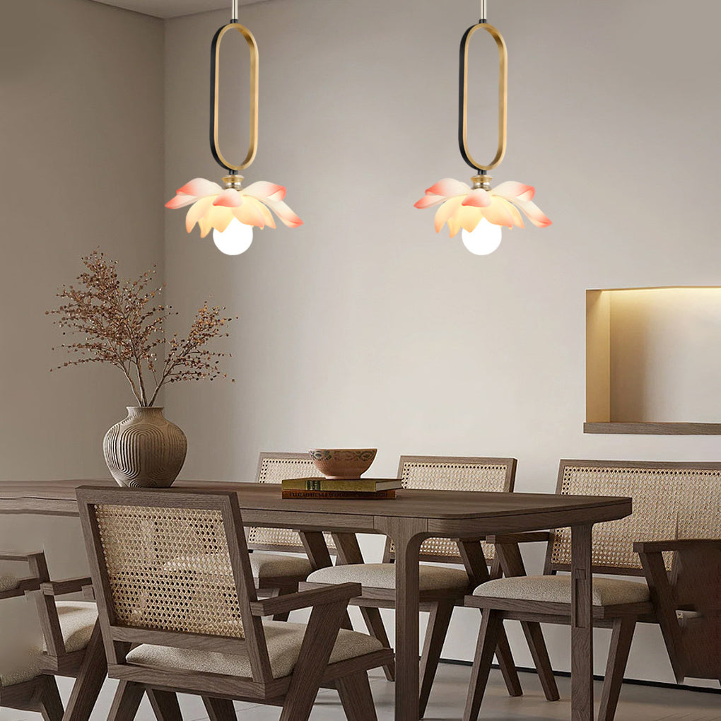 Creative Lotus Flowers Modern Pendant Light Li002524
