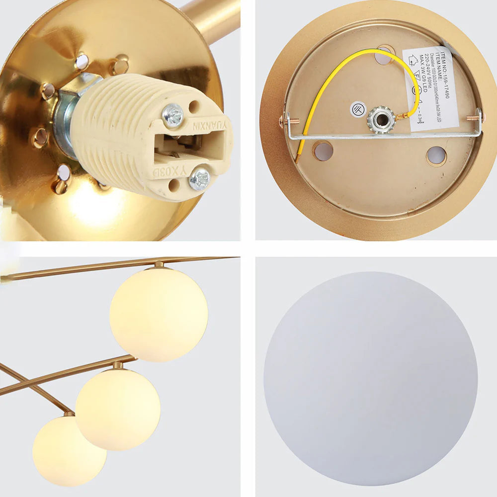 Nordic Sphere Glow Chandelier