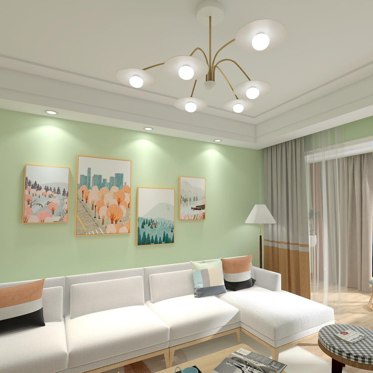 Mushroom Bloom Chandelier