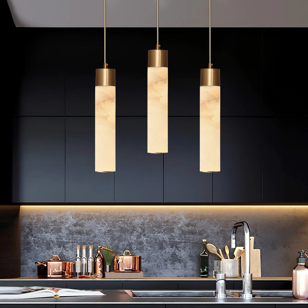 Sol Brass Pendant Light