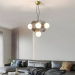 Nordic Chandelier Multicolored Board Art Branch Style Pendant Lights
