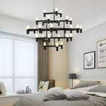 Creative Metal Special Shaped Geometric Led Designer Nordic Chandelier