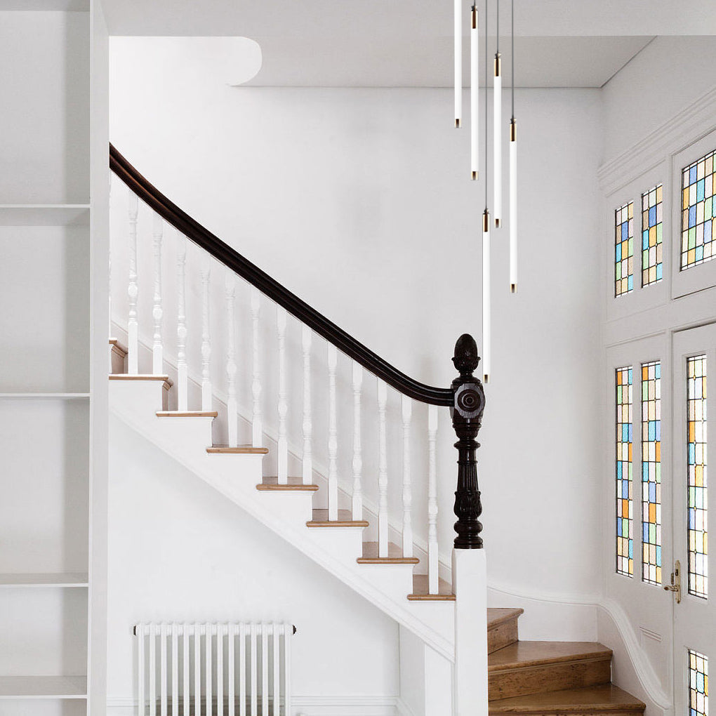 Spiral Duplex Staircase Chandelier Ha085056