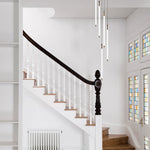 Spiral Duplex Staircase Chandelier Ha085056