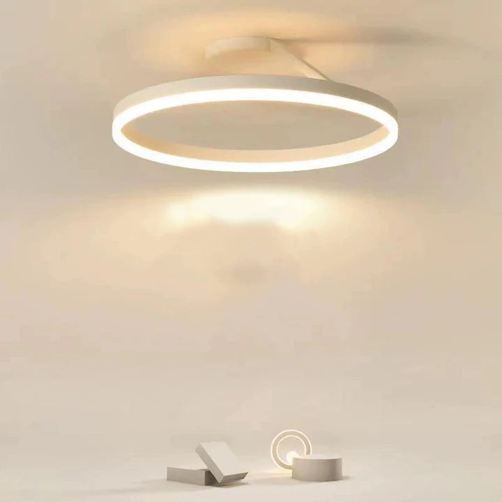 Sleek Round Nordic Ceiling Light