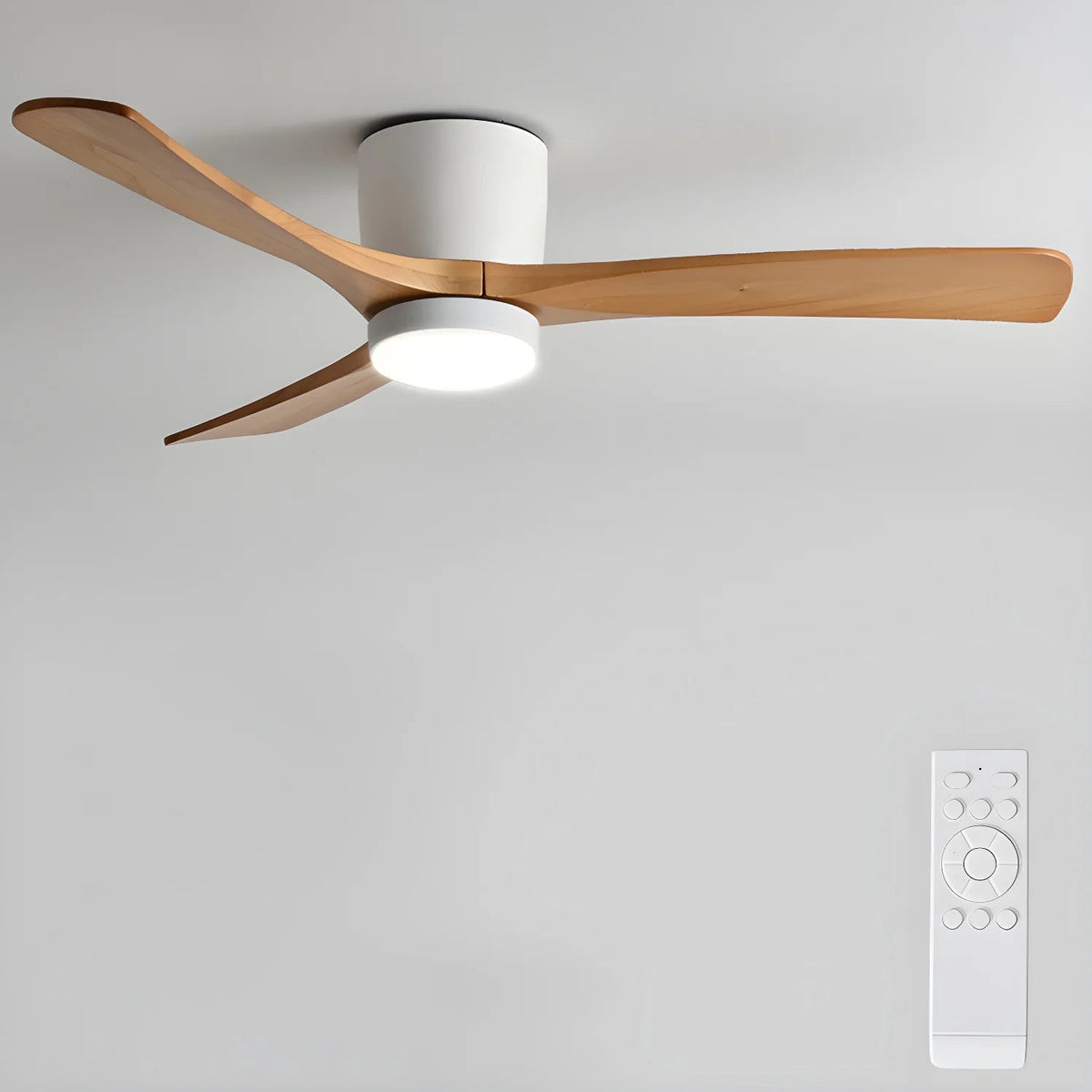 Woodaura Modern Ceiling Fan Light