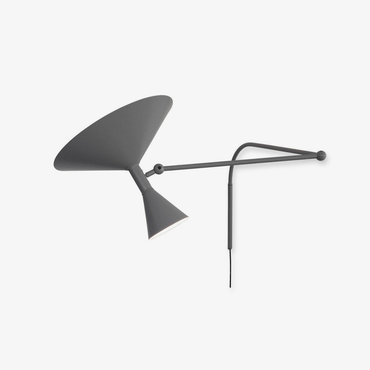 Marseille Adjustable Plug-in Wall Sconce with Swivel Arm
