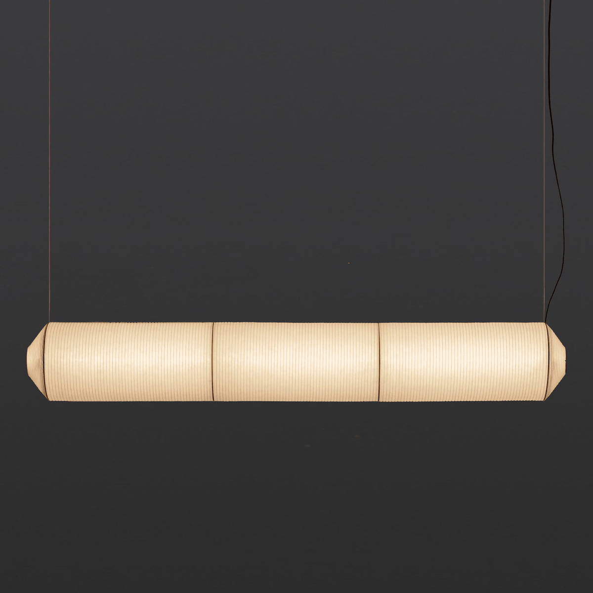 Tekio Designer Pendant Light with Silk Shade for Modern Interiors