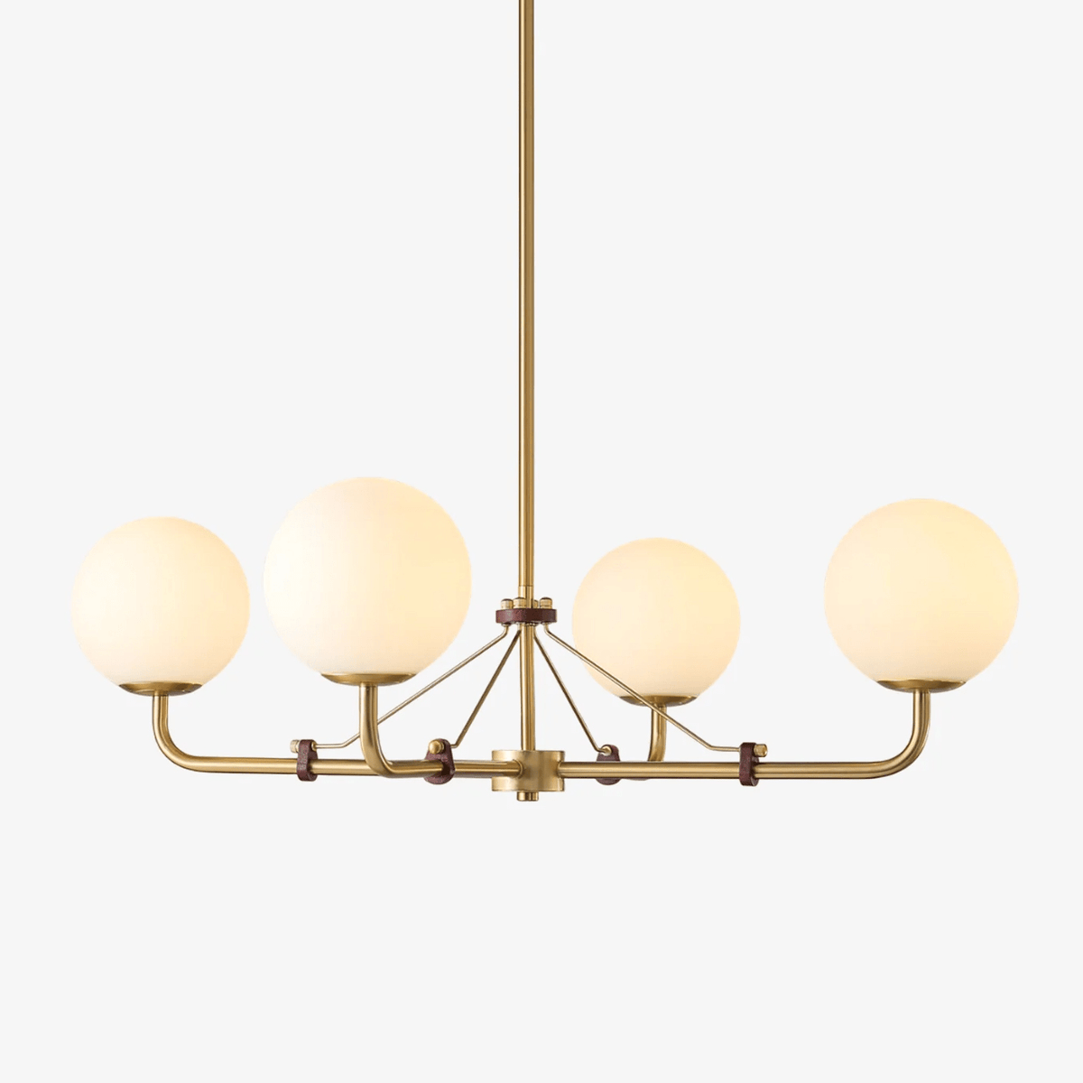 Savanna Chandelier – Modern Glass Globe Pendant Light for Dining Room and Living Room