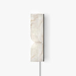 Alabaster Essence Plug-In Wall Sconce in Gold or Black