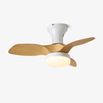 Brisa Ceiling Fan Light with LED, Modern Flush Mount for Bedroom and Living Room