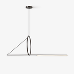 Cercle Trait Linear LED Pendant Light for Kitchen Island and Dining Room