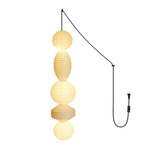 Ori Lantern Swag Pendant Light – Handcrafted Mulberry Paper Hanging Lamp