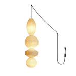 Ori Lantern Swag Pendant Light – Handcrafted Mulberry Paper Hanging Lamp