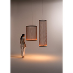 Aeris Mesh Pendant Light – Modern Conical LED Hanging Lamp for Dining & Living Spaces