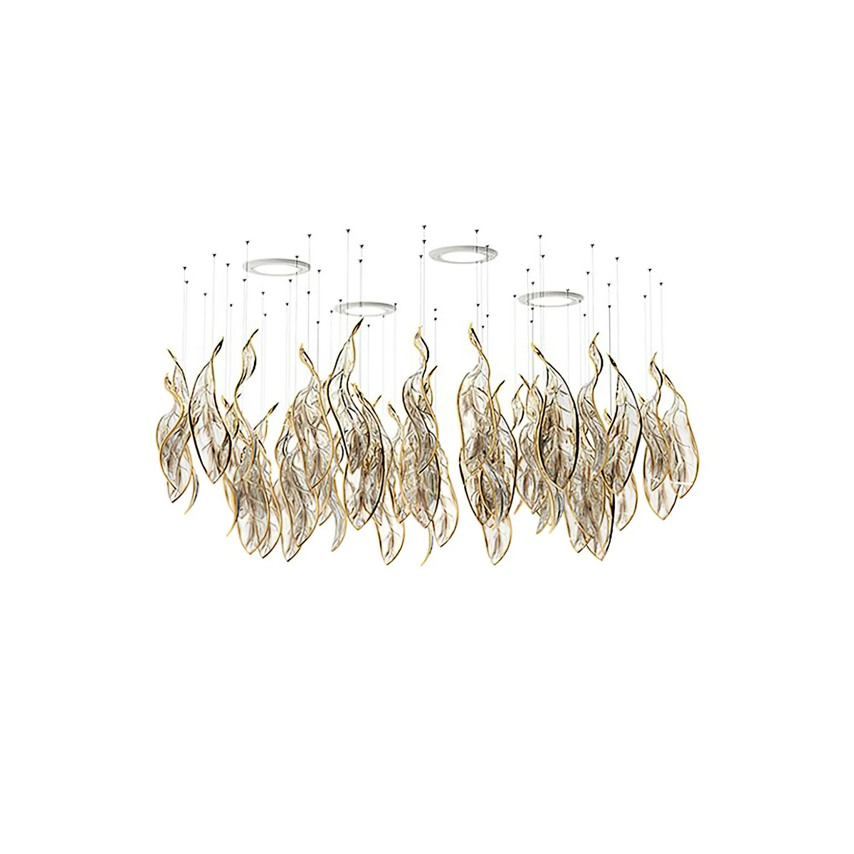 diy-fallen-leaf-chandelier