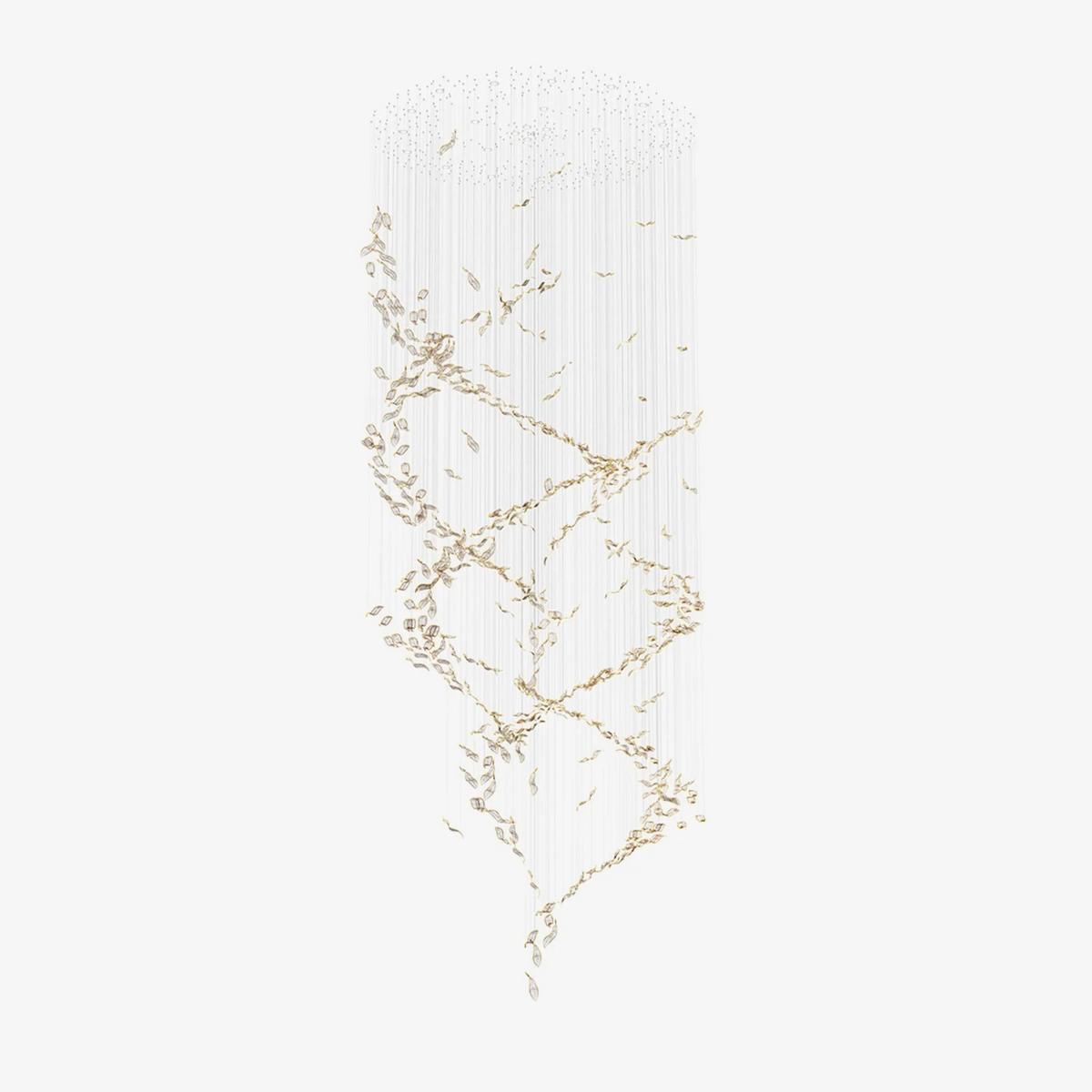 diy-fallen-leaf-chandelier