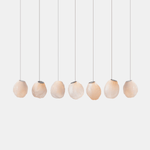 Liquid Glass Stone Pendant Light – Sculptural Blown Glass Chandelier