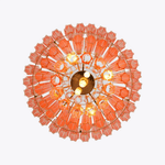 Pink Palermo Glass Chandelier | Modern Designer Pendant Light