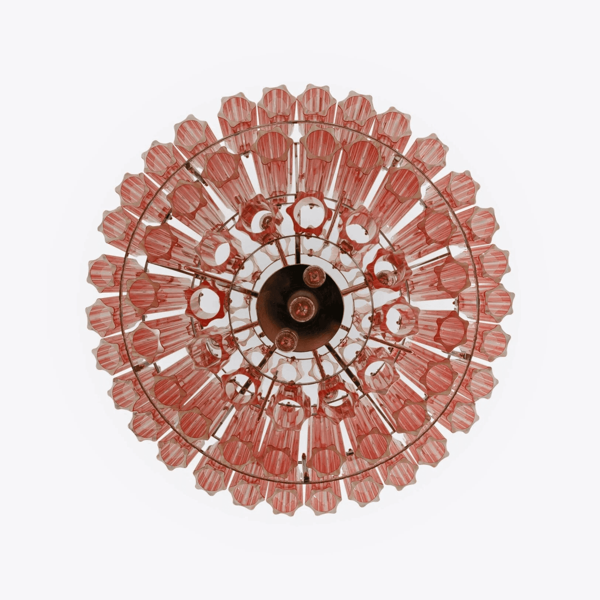Pink Palermo Glass Chandelier | Modern Designer Pendant Light
