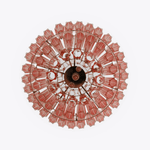 Pink Palermo Glass Chandelier | Modern Designer Pendant Light