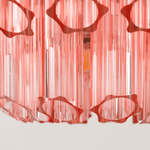 Pink Palermo Glass Chandelier | Modern Designer Pendant Light