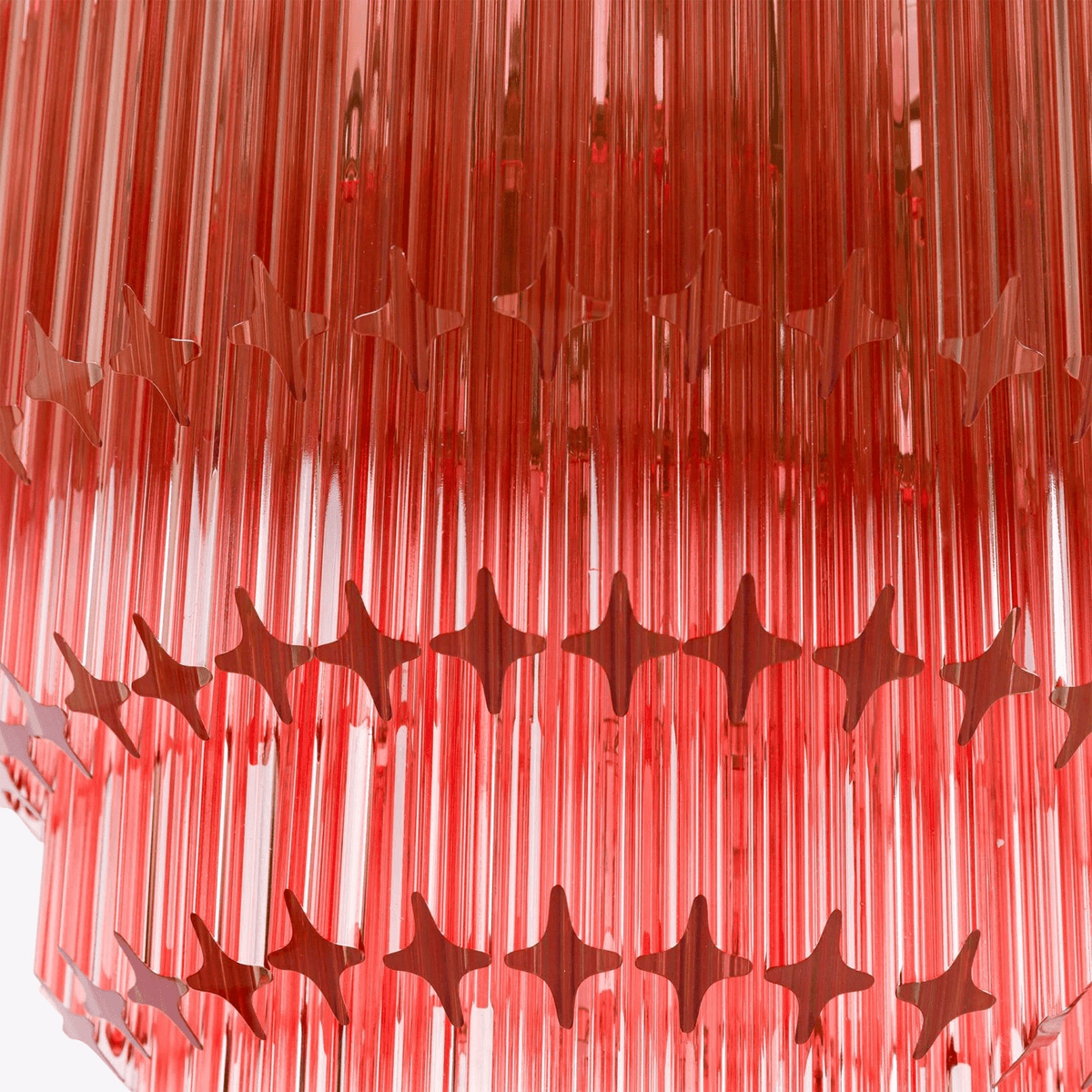 Raphael Glass Chandelier – Modern Tiered Prism Pendant Light