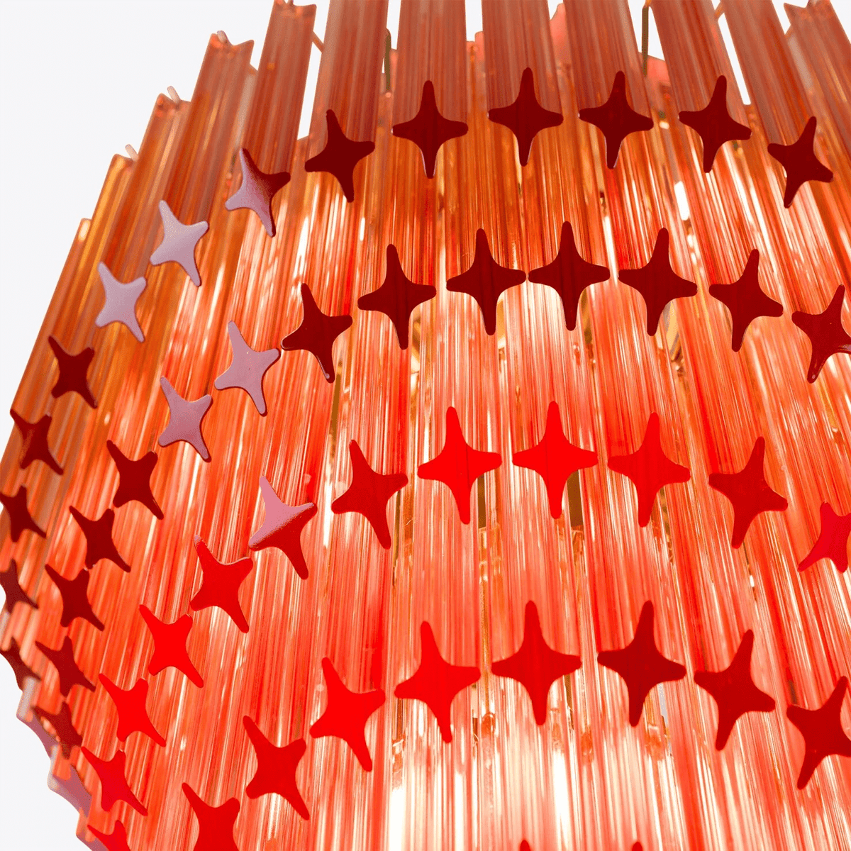 Raphael Glass Chandelier – Modern Tiered Prism Pendant Light