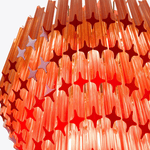 Raphael Glass Chandelier – Modern Tiered Prism Pendant Light