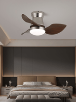 Solano Bloom Ceiling Fan Light with LED, Walnut Finish