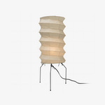 Kaze Origami Floor Lamp – Handcrafted Washi Paper & Iron Sculptural Light