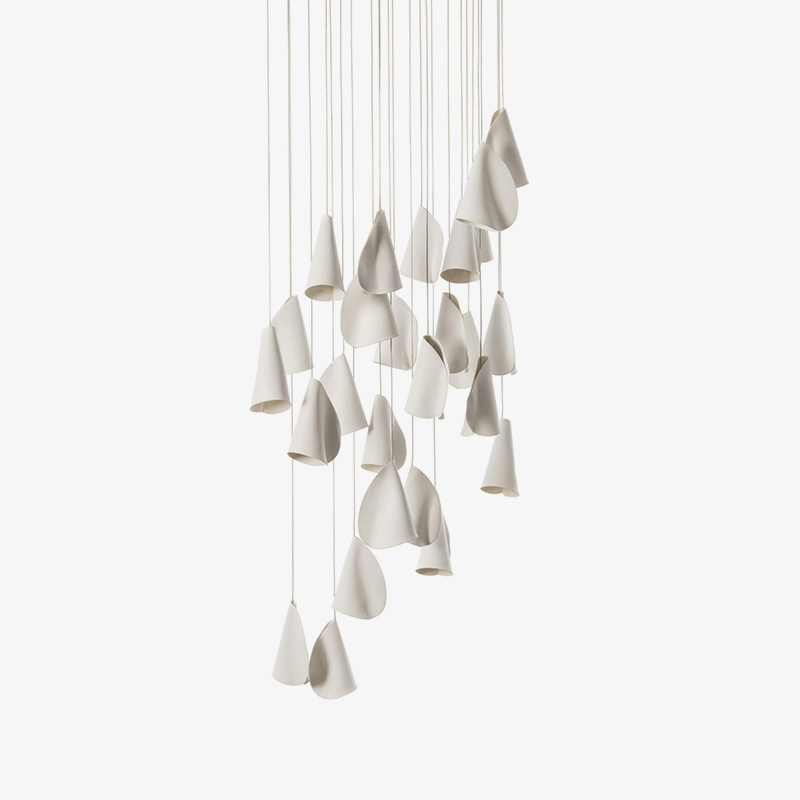 Sonora Handcrafted Ceramic Chandelier with LED Illumination