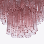 Rina Firenze Five-Tier Glass Chandelier in Polished Gold